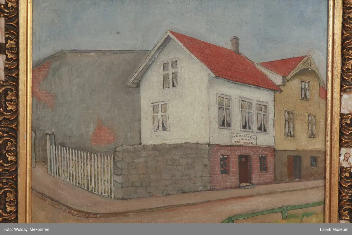Gatekrysset - Den første butikken: Larvik Rørhandel, Autorisert Rørlægger