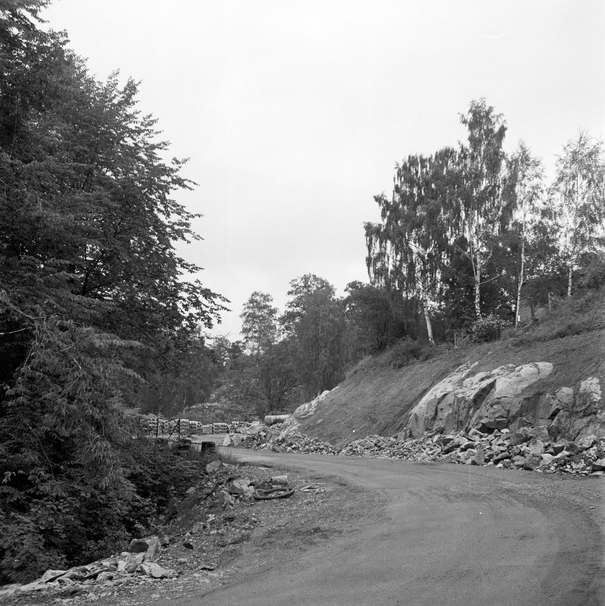 Ombyggnation av Ådalsvägen i Huskvarna.