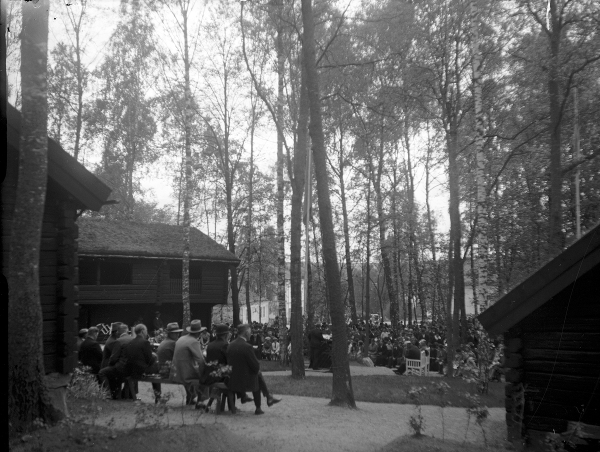 Från Gammelgårdens invigning 28/5 1933.
Fotograf E Sörman.