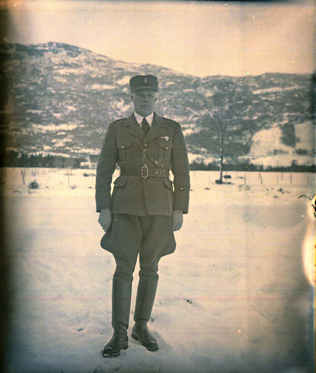 Vinterlandskap - Soldat.