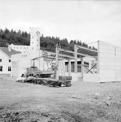 Bygging av bilverksted ved Fagerlia