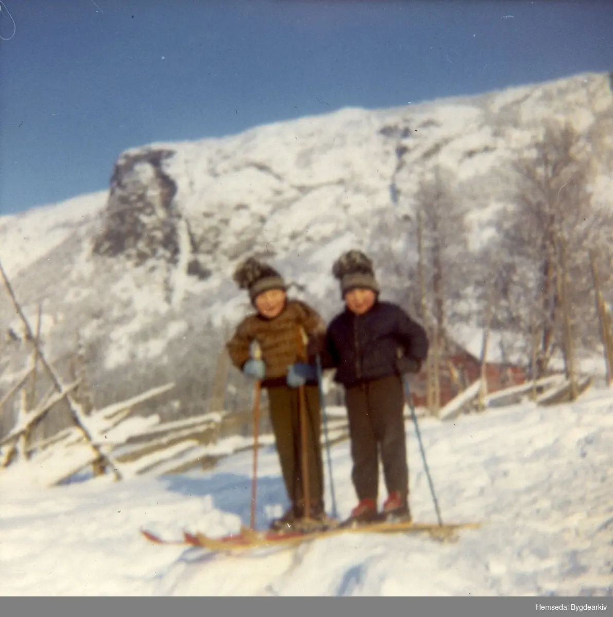 Dagfinn Haugo og Hermann Haugo i 1967