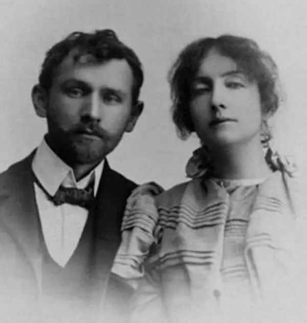 Stanislaw Przybyszewski og Dagny Juel Przybyszewska, fotografert i 1895