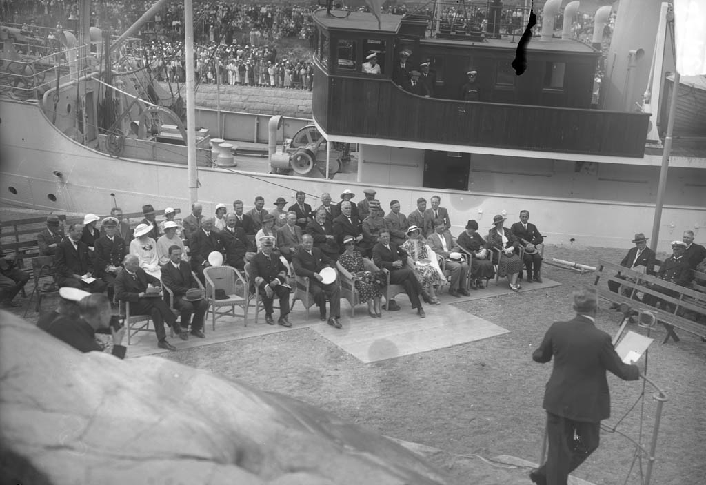 Invigning av Sotekanalen måndag den 15 juli 1935