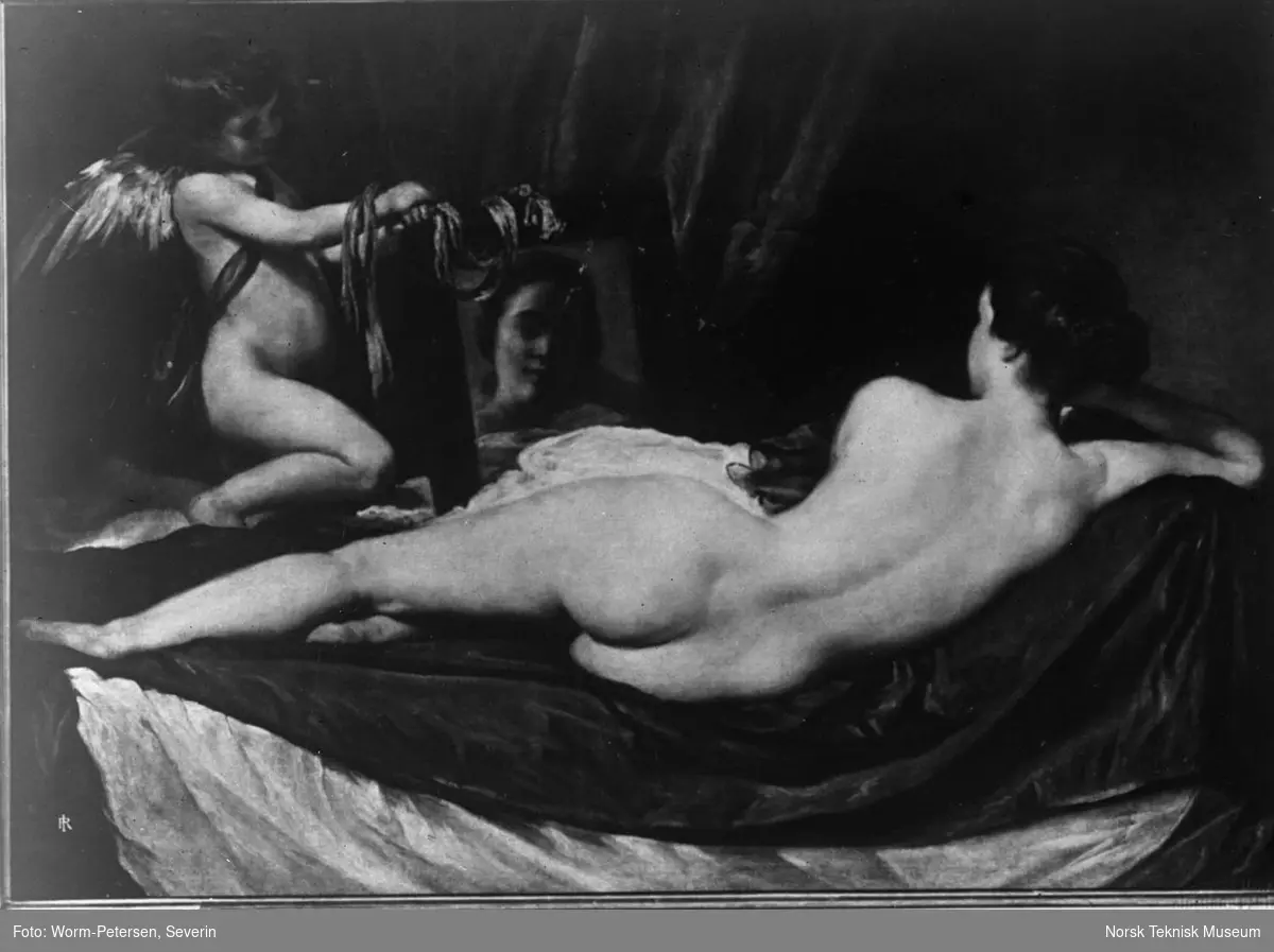 Avfotograferinger av kunst, Velàzquez, Venus ved speilet, 1649-51.