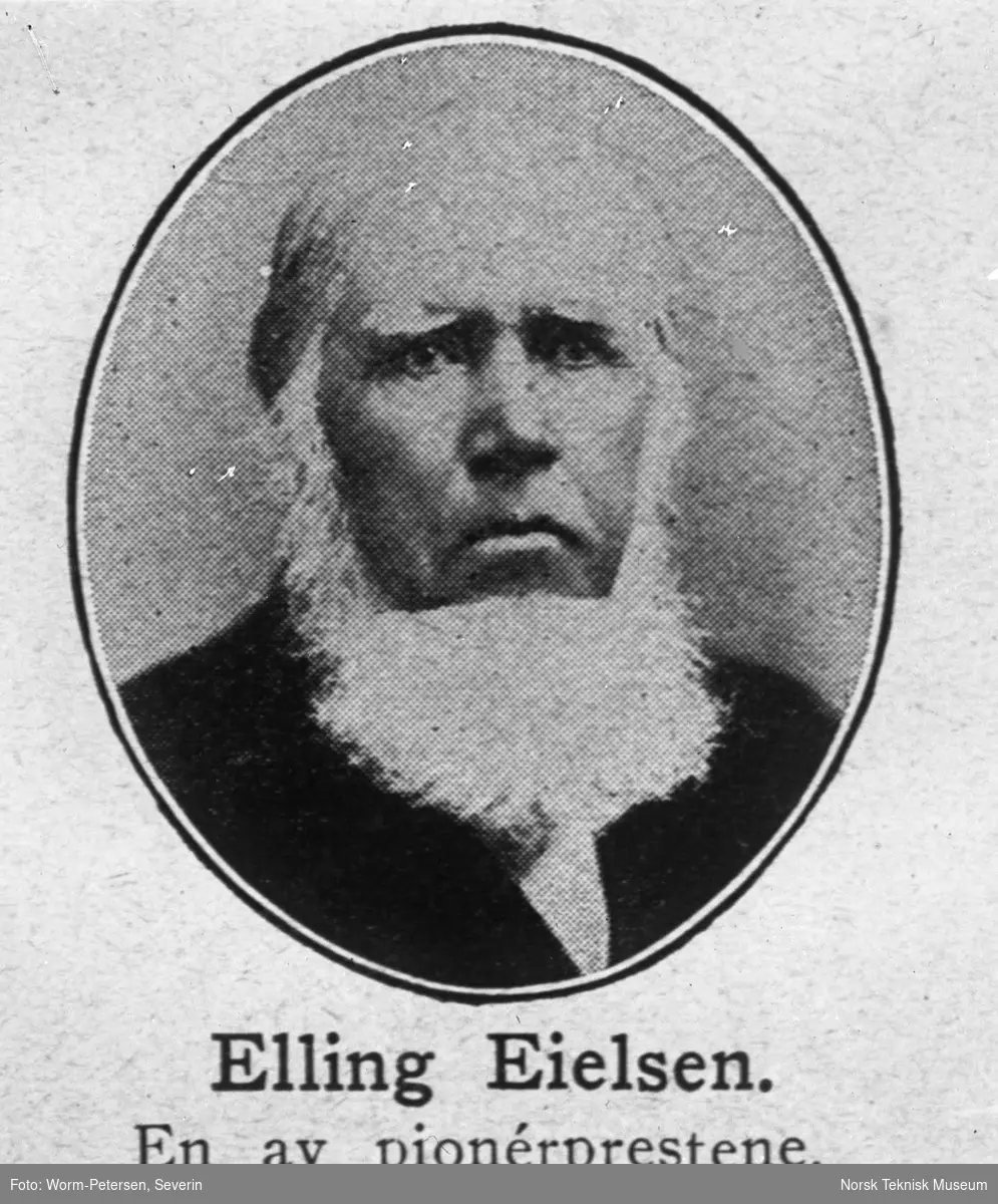 Portrett av presten Elling Eielsen