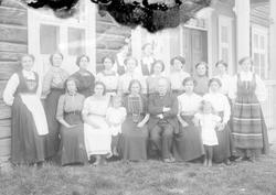 Skolebilde, kvinner, Vik folkehøyskole, Kvam