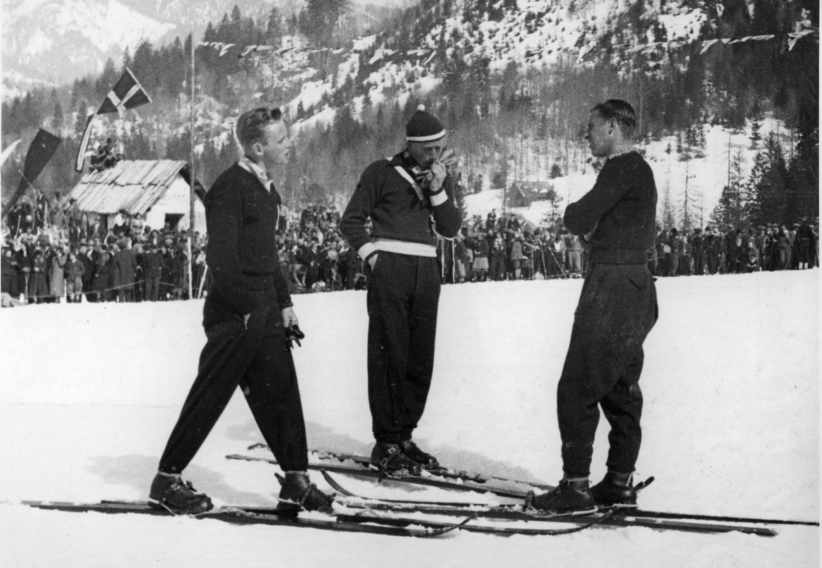 Kongsberg skier Olav Ulland at Planica 1934