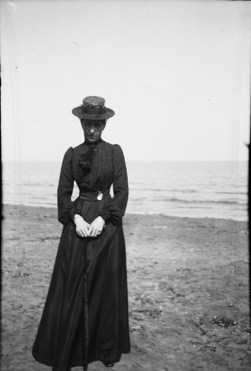 Drottning Victorias bilder. En kvinna vid havet.