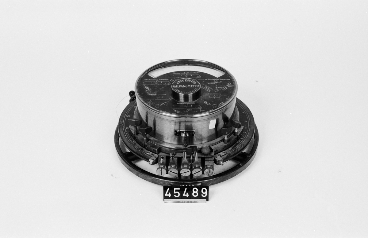 Universalgalvanometer med anvisningar för inkoppling