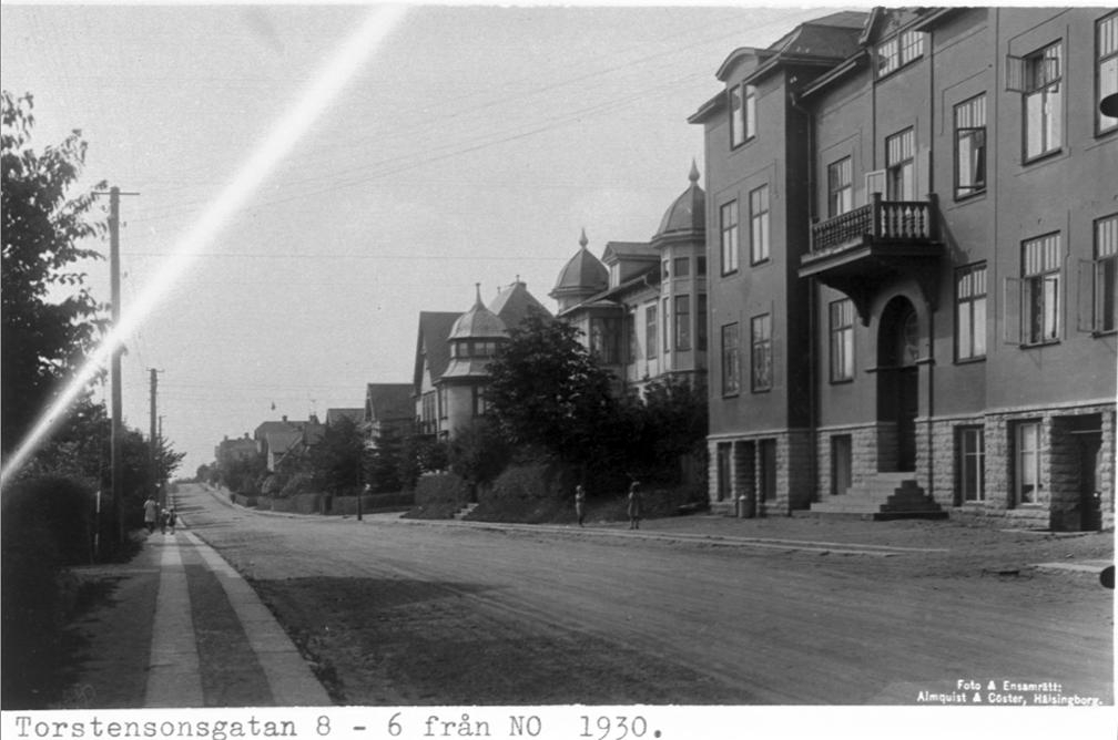 Torstensonsgatan 8-6 från nordost 1930.