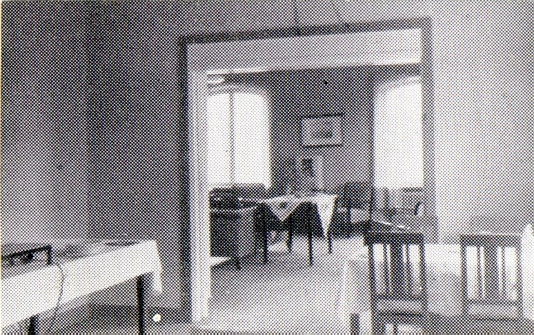 Länslasarettet. Foto från ombyggnaden 1936-37. Personalmatsal.