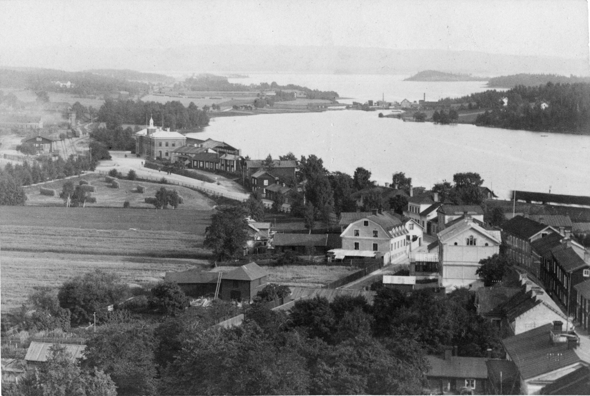 Vy över Falun omkring 1899.