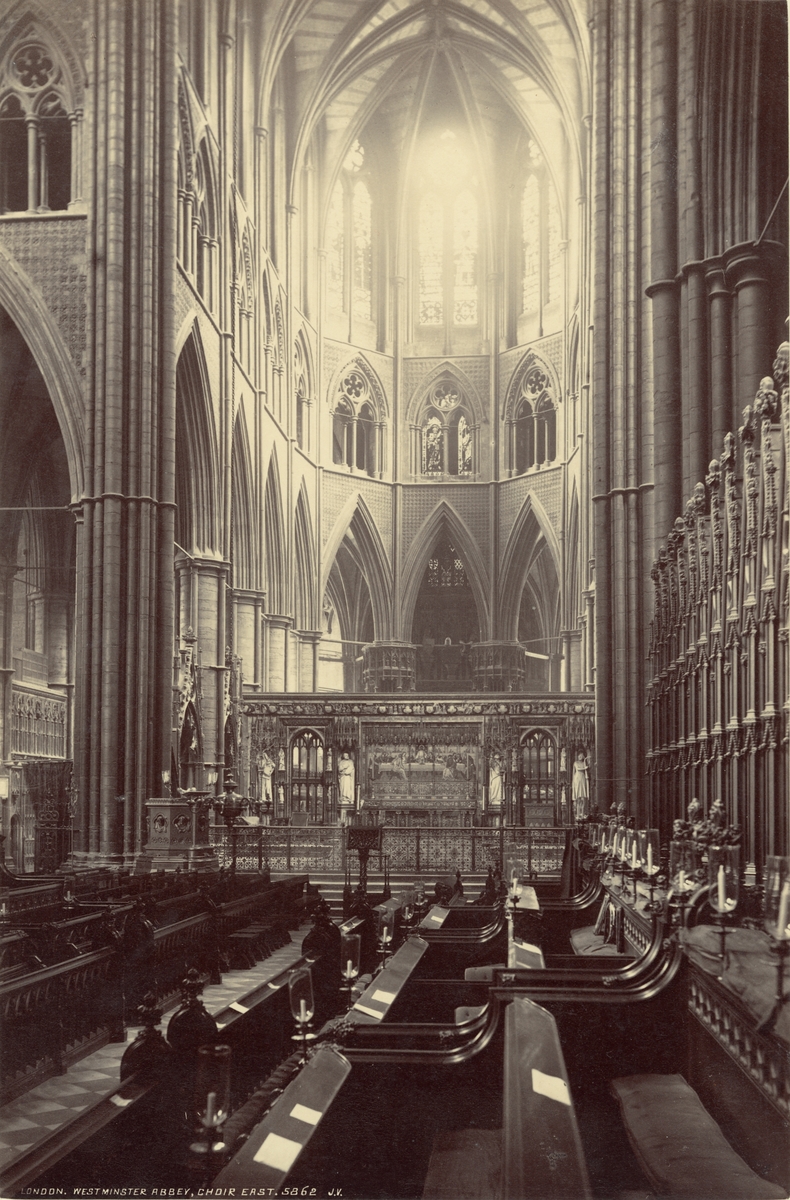 Westminster Abbey, London, 1886.