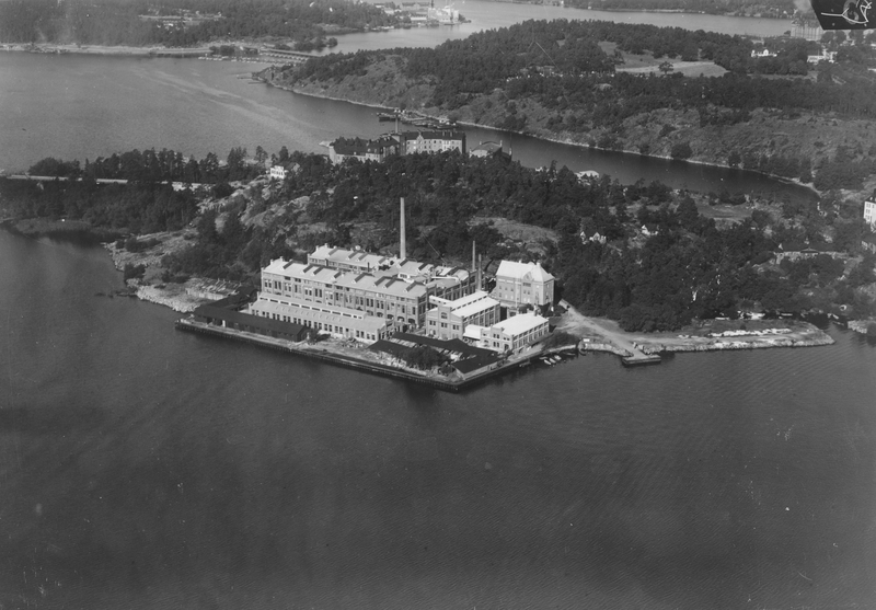 Aktiebolaget Lux, Stockholm.
Före fabriksbranden 1936.