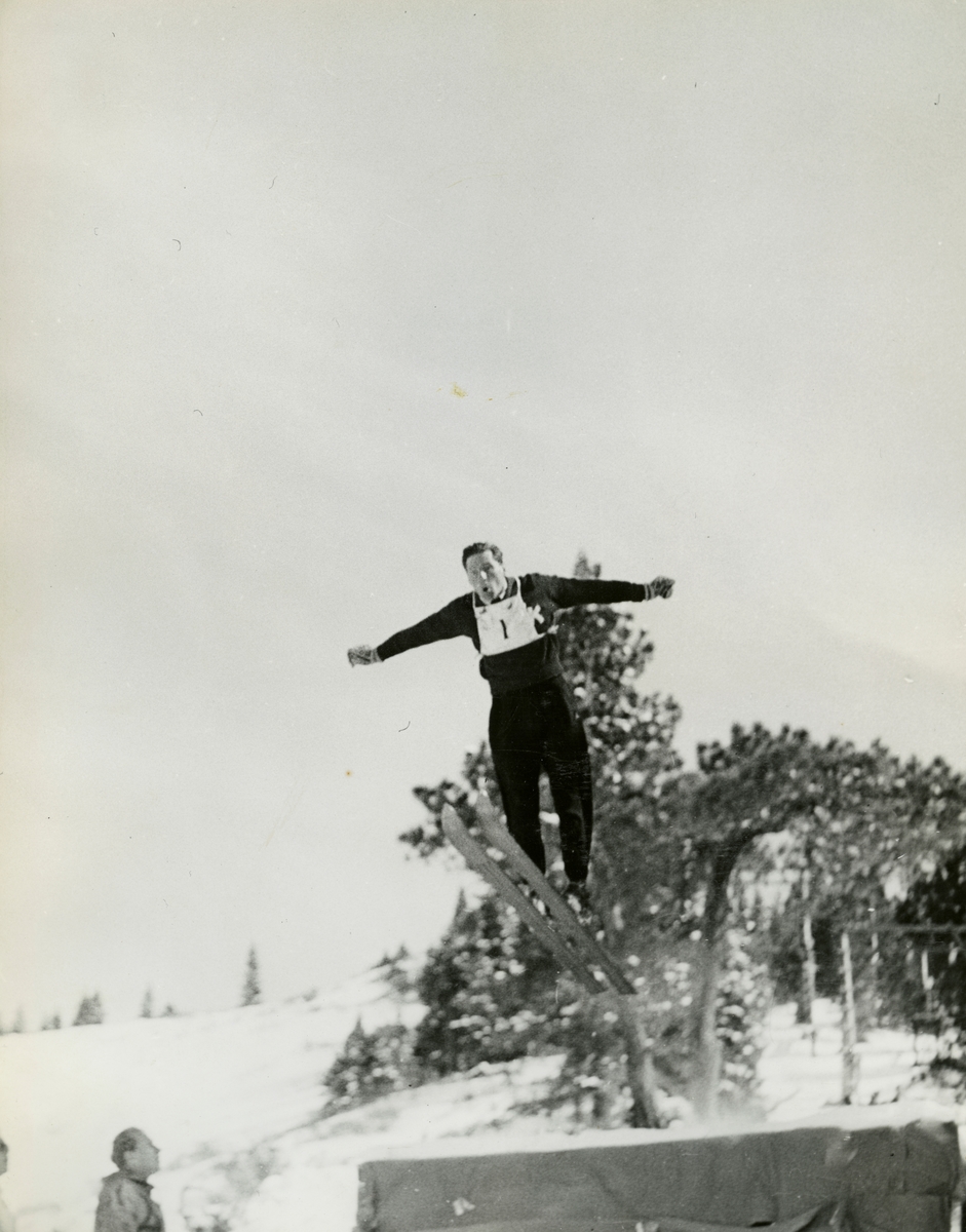 Reidar Ulland ski jumping in Reno, USA