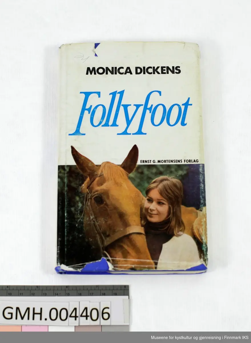 Bok: Monica Dickens. Follyfoot. Ernst G. Mortensen, Olso, 1972.
