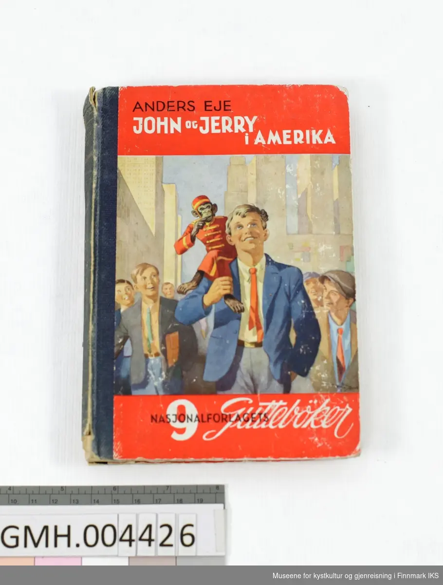 Bok: Anders Eje. John og Jerry i Amerika. Nasjonalforlaget, Oslo, 1947.
