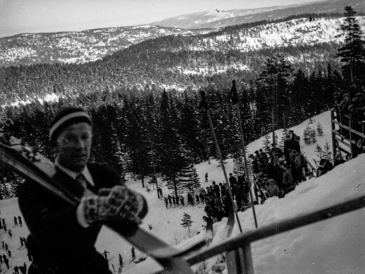 Kongsberg skier Birger Ruud at Hannibalbakken