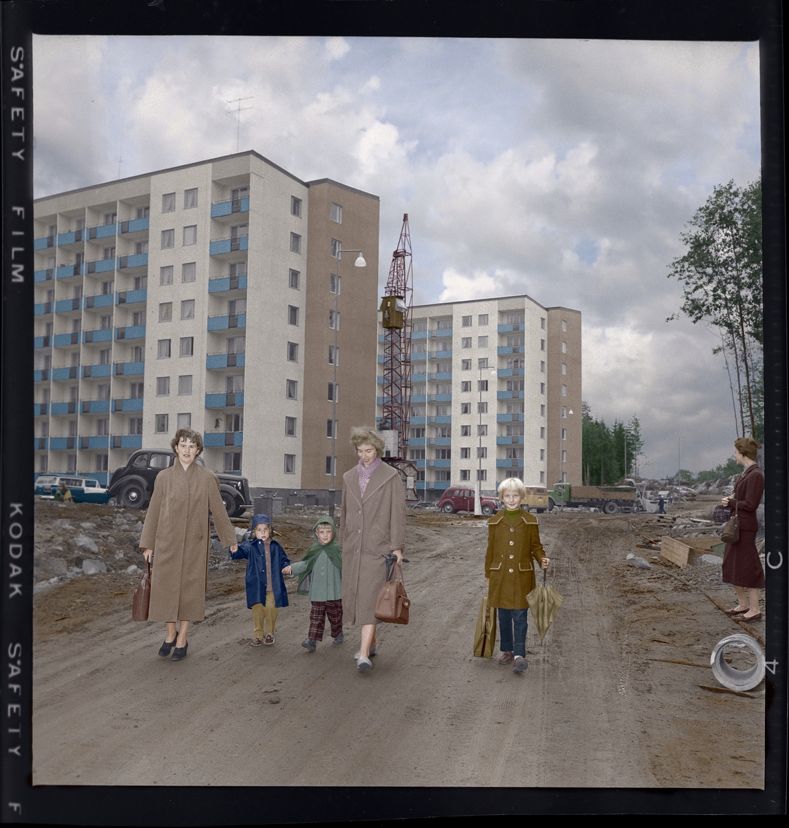 "Nybyggarhustrur" på Skogslyckan 1958