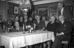 "Hausten 1963"."Selskap hjå Mali".Haukebøhuset på Bjørset. .