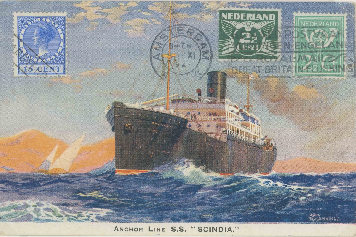 SS Scindia
Anchor Line
England