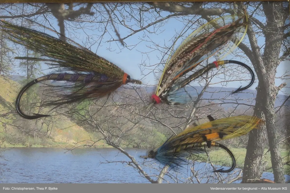 Bakgrunnsmotiv fra fiskeelven Spey