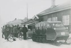 Bombardier Snowmobil brukt som skolebuss i Trøndelag