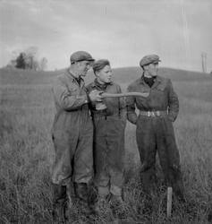 Graving med bulldoser