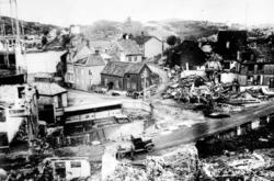 Andre verdenskrig har nettopp kommet til Kristiansund. Datoe