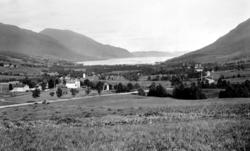 Parti fra Batnfjorden i Gjemnes kommune. Vi ser mot bygda me