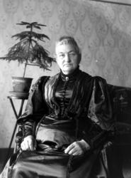 Foto av Gunhilde Helene Haagine Berner Sverdrup. serie. Hun 