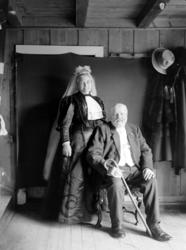 Et portrett av et eldre par. Dette er Gunhilde
(Hilda) Berne