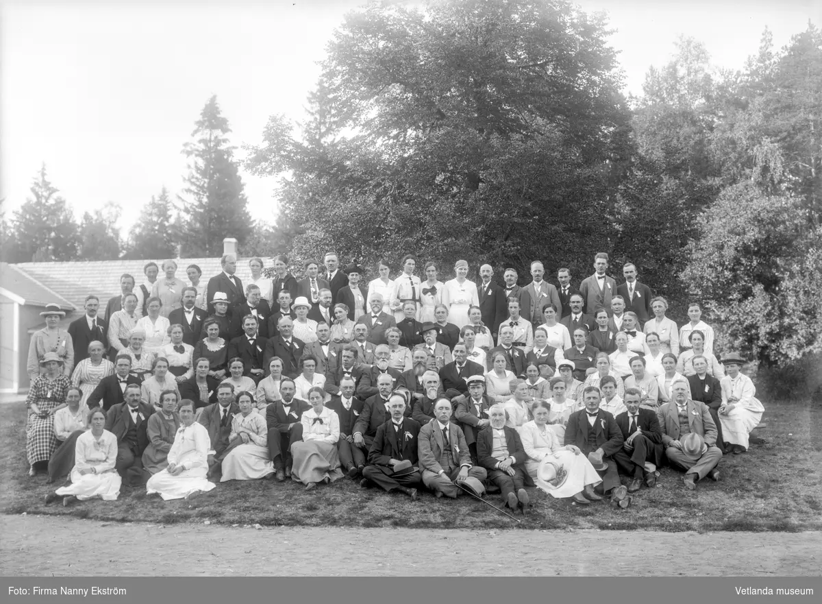 Missionen i Holsbybrunn år 1924. Svenska missionsrådet under professor Westman.