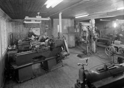 Elever på jern-og metallkurs ved Dovre Fylkesyrkesskole