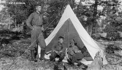 Fra fisketur ved elva Røa, som danner grense mellom Engerdal