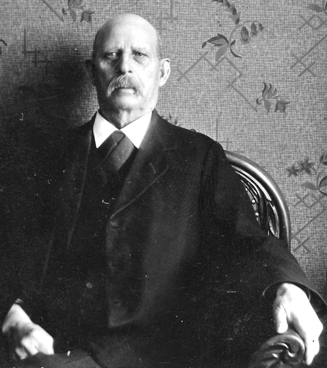 Banmästare A G Johansson, Kolbäck. 1913.