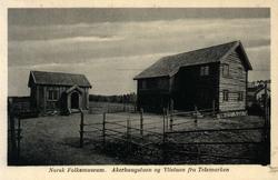 Postkort. Akerhaugstuen og Ylistuen fra Telemark. Telemarkst