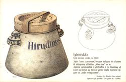 Postkort. Iglekrukke, tysk stentøy ca 1900, stammer fra Rand