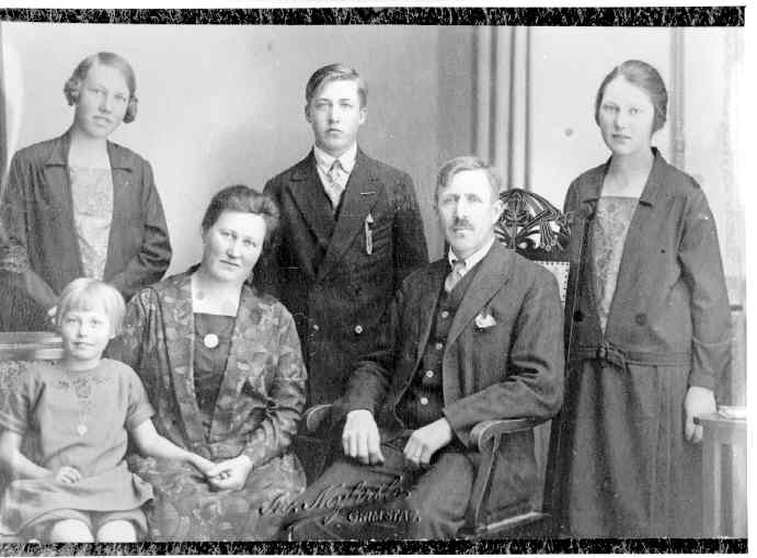 Familie fra Grimstad