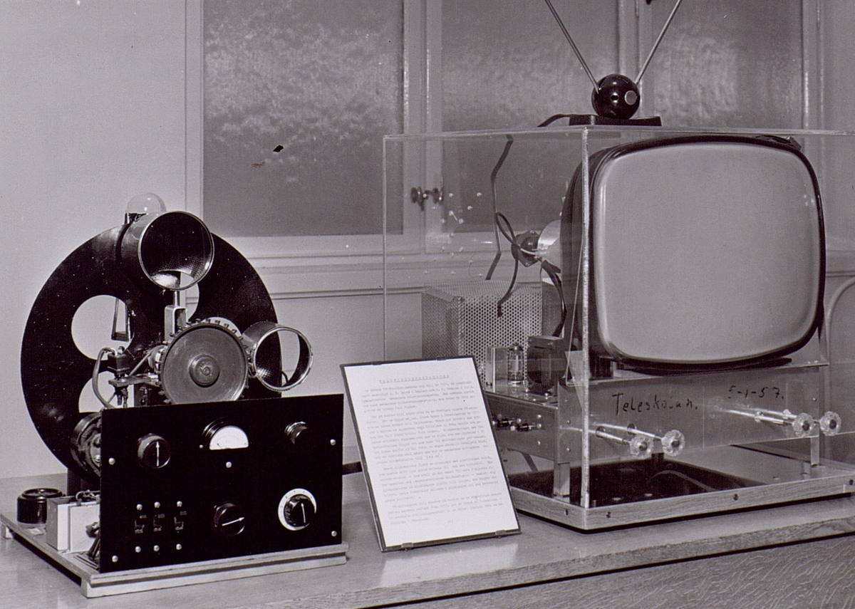 Telemuseums 25-årsjubileum 1962. TV-app. 1931-och 1957.