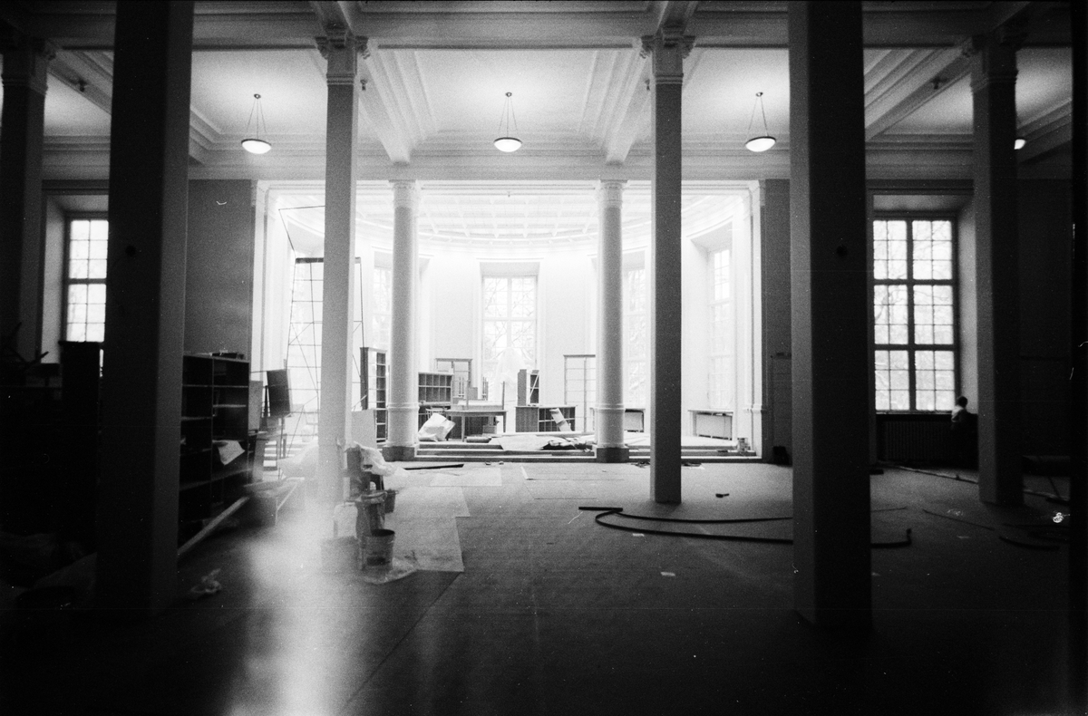 Carolina Rediviva - renovering, Uppsala, 1969