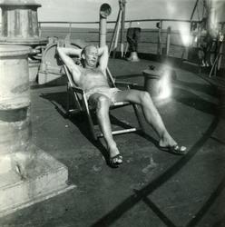 1.kokk Søderblom Søderblom, Narvik på påppen på  MS «Mertain