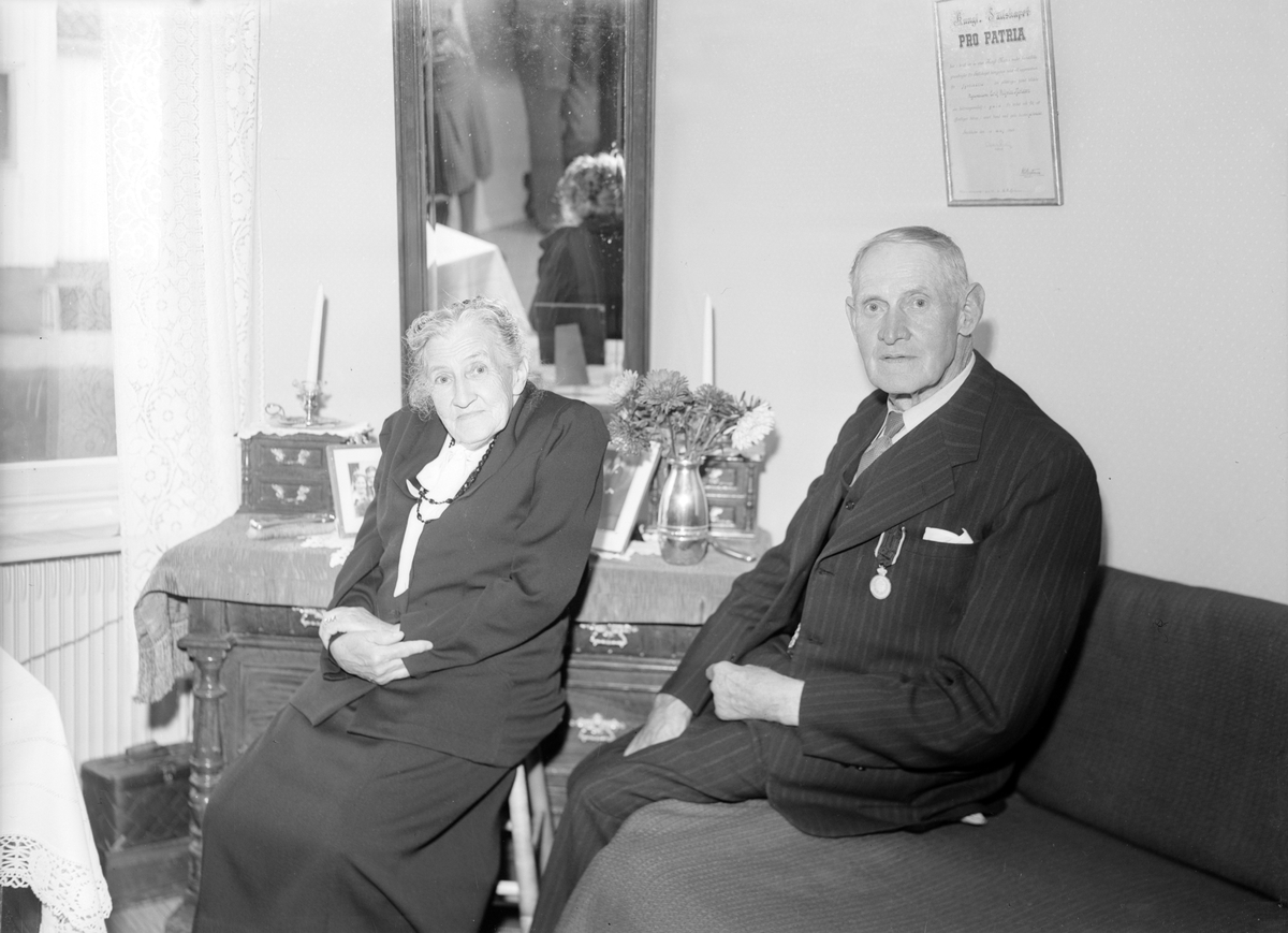 Pensionärshemmet, Bomhus. Foto i augusti-september 1948.
