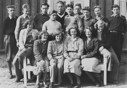 Skoleklasse, Røros ca. 1950
