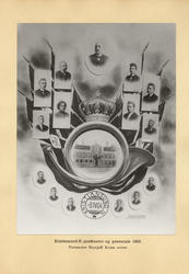 Kristiansund N. postkontor og personale 1904.
Postmester Br