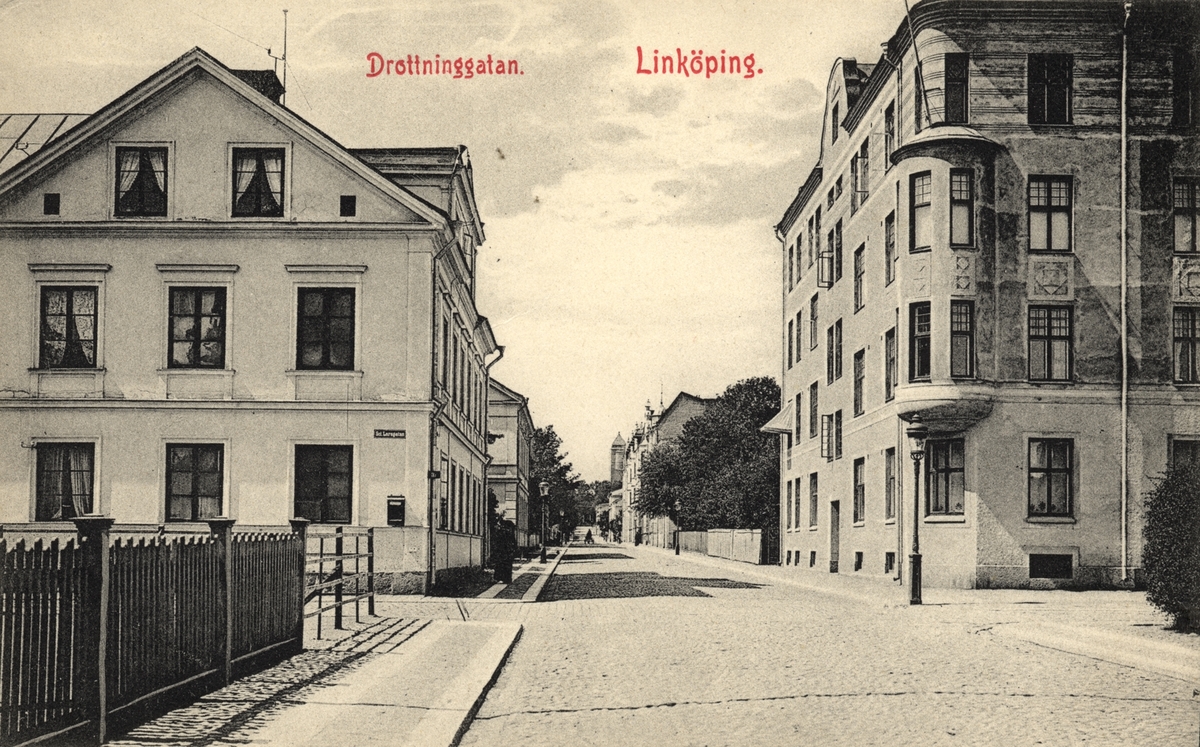 Drottninggatan, Linköping Korsningen Drottninggatan/S:t Larsgatan ...
