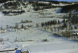 Lillehammer, Stampesletta med et enkelt skitrekk (tautrekk).