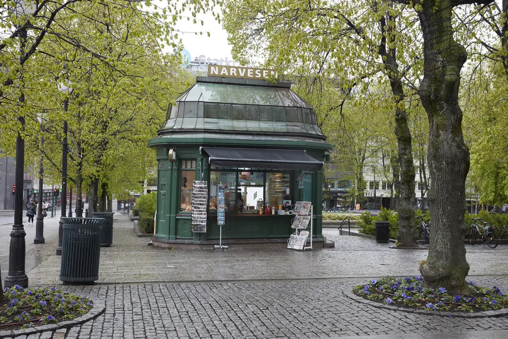 Narvesenkiosken på Karl Johans gate