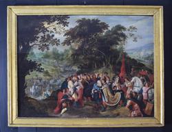 Jacob møter Josef [Oljemaleri]